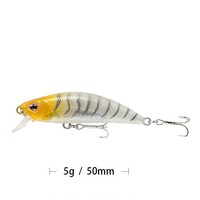 Leurres de pêche durs Mini vairon 5g/55mm Swimbait petit appât artificiel VIB evier matériel de pêche crochets Simulation poissons