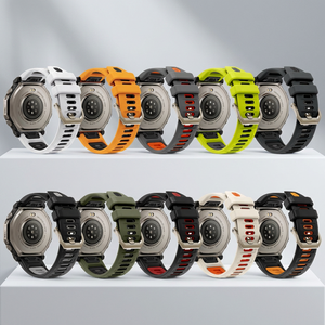 Correas de Reloj de Silicona Resistentes de Grado Duradero de 26 mm para <span class=keywords><strong>Amazfit</strong></span> <span class=keywords><strong>T</strong></span>-<span class=keywords><strong>Rex</strong></span> <span class=keywords><strong>Ultra</strong></span> 2, Reloj de Alta Calidad para Hombre, de Lujo - Product Image 1