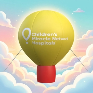 Globo Aerostático Inflable de PVC con Logotipo, Grande, para Publicidad en Centros Comerciales al Aire Libre, con Sistema de Elevación de Aire Cerrado - Product Image 1