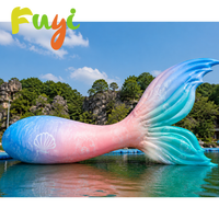 Modèle de sirène gonflable personnalisé de haute qualité, prix d'usine, modèle de queue de poisson gonflable pour la décoration d'activités thématiques