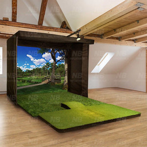 Tente de simulation de golf gonflable personnalisée en usine, imperméable, avec pompe à air électrique, durable et moderne pour l'extérieur - Product Image 6
