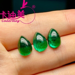 Piedra preciosa para cultivo en laboratorio, de Color verde <span class=keywords><strong>Muzo</strong></span> hidrotérmico, incrustaciones de grietas leves, <span class=keywords><strong>Esmeralda</strong></span>, precio de <span class=keywords><strong>Esmeralda</strong></span> por quilate - Product Image 6