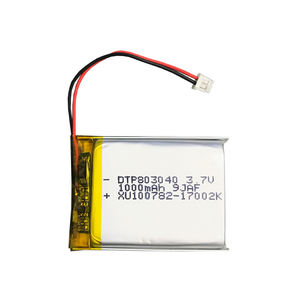 20% discount DTP 803040 LiPo battery <span class=keywords><strong>3</strong></span>,7 V 1000mAh with KC ce RoHS UN38.<span class=keywords><strong>3</strong></span> - Product Image 1