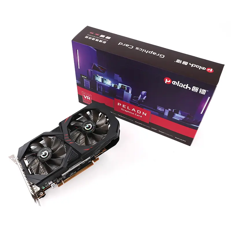 Nieuw Op Voorraad Rx 6600 Xt Super Gaming Grafische Kaart 8Gb Gddr6 128-Bit Geheugen Ondersteuning Gpu Rx6600 Fan Mobiel Werkstation Directx 9