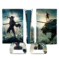 Autocollant de peau de couverture en vinyle de plaque de panneau complet personnalisé pour Console et contrôleur Playstation PS5 Digital Edition