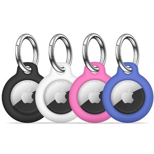 Étui pour AirTag avec <span class=keywords><strong>porte</strong></span>-clés, housse <span class=keywords><strong>GPS</strong></span> antichoc anti-rayures, <span class=keywords><strong>porte</strong></span>-clés pour AirTags, accessoires pour AirTag - Product Image 1