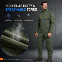 Tenue de service tactique camouflage personnalisée avec logo, uniforme de sécurité à séchage rapide, résistant à l'abrasion, vente en gros OEM