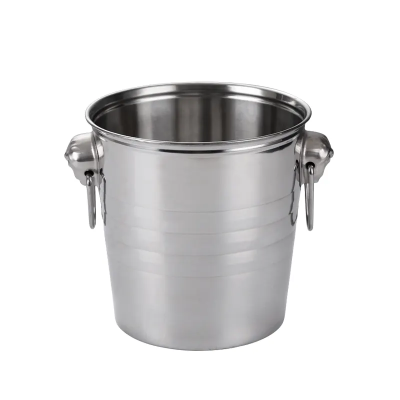 Luxury Insulated Stainless Steel Ice Buckets Beverage Tubs Champagne Bucket Bar Drink Cooler Bucket