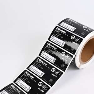 Tem nhãn decal vinyl tự dính, chống dầu, bền, chống thấm nước, in cuộn, dùng để đóng gói - Product Image 1