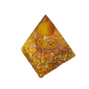 6cm Crystal <strong>Resin</strong> <strong>Pyramid</strong> Wholesale Healing Energy Spiritual <strong>Resin</strong> <strong>Pyramids</strong> for Home Decor - Product Image 6