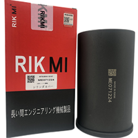 Rikmi Kit Liner Silinder Mesin, Kualitas Tinggi untuk Mitsubishi 6D16T 6D16 Kit Perbaikan Mesin Ekskavator ME071224