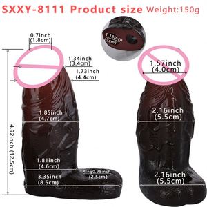 SXXY Super Realistic Penis Cover Extender Silicone Cock Enlargement for Men Longer Lasting Lifelike Artificial <b>Dildo</b> Adult Toy - Product Image 6