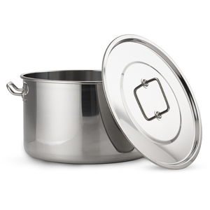 Ensemble de casseroles en acier inoxydable pour la cuisine, <span class=keywords><strong>grande</strong></span> casserole ronde de qualité, <span class=keywords><strong>grande</strong></span> batterie de cuisine, <span class=keywords><strong>marmite</strong></span> avec couvercle, cuisinière de <span class=keywords><strong>grande</strong></span> capacité, ustensiles de cuisine - Product Image 1
