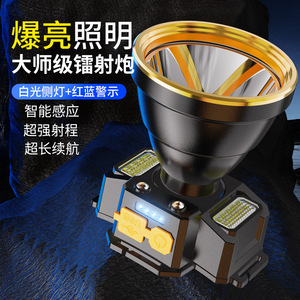 Lampe frontale LED Xinster 10W rechargeable longue portée avec détecteur de mouvement pour le camping et la pêche - Product Image 5