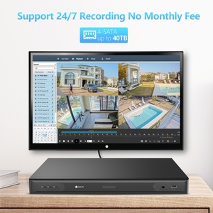 กล้อง IP 4COVR 32 Channel NVR 4SATA ON Vif Ai ตรวจจับการบุกรุกแอปบนมือถือดูเครือข่ายวิดีโอสำหรับ12MP 8MP 4K - Product Image 4