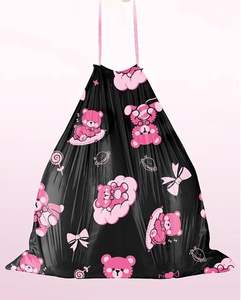 Bolsas de basura pequeñas de plástico PE con cordón, resistentes al desgarro, para baño y dormitorio, estilo moderno, origen Shandong - Product Image 6