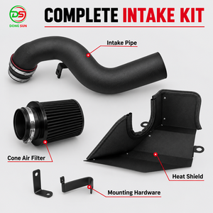Système d'admission d'air froid haute performance compatible avec les VW 2.0T FSI EA113 MK5 GTI GLI 2006-2008 MK6 Golf R et les Audi <span class=keywords><strong>A3</strong></span> - Product Image 3