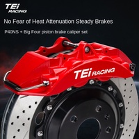 Caliper de Freno TEI de Cuatro Pistones, Nuevo, Forjado en Bloque, Modelo P40NS, Modificado para Audi A4L, Magotan, Shadow Leopard, Sagitar, Scirocco