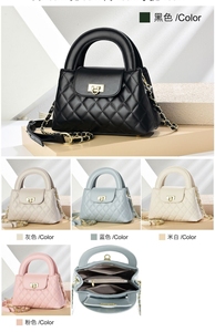 Borsa Tote a Forma di Sella di Alligatore con Tracolla Staccabile, Chiusura a Bottone, Fodera in Poliestere Impermeabile, Capacità 2-2,9L, da Donna - Product Image 4