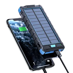 Быстрая зарядка высокое качество Powerbank 10000 мАч портативный Usb мобильное зарядное устройство сотовый телефон солнечный Power Bank 20000 мАч