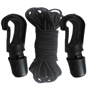 Cuerda elástica de goma de 80cm y 8mm, flexible con gancho para atar equipos de navegación y kayak al aire libre - Product Image 5
