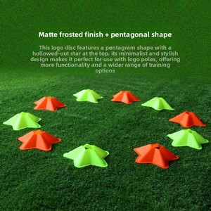 Conos de Agilidad Duraderos con Logotipo de Estrella de Cinco Puntas para Entrenamiento de Fútbol, Material PE, Sistema de Obstáculos, Equipo Deportivo - Product Image 4