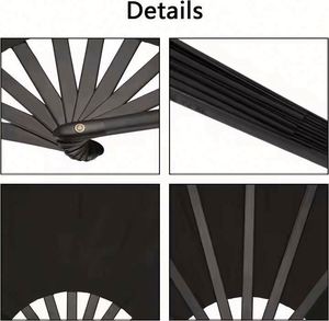 พัดพับได้ขนาด 13 นิ้ว เสียงดังกระหึ่ม เหมาะสำหรับเต้นไลน์แดนซ์ สามารถปรับแต่งได้ด้วยเทคนิคการพิมพ์แบบซับลิเมชั่น - Product Image 6