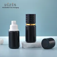 Fabricant Bouteille de presse à vide personnalisée de 15ml Lotion colorée droite et recharge de cosmétique liquide Essence pour perruque