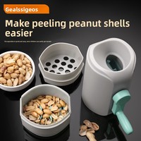 Nouvel appareil automatique pour décortiquer les cacahuètes - Pratique pour une utilisation à domicile, pour cacahuètes crues ou grillées, décortiqueur compact qui écale et élimine les coques en une seule opération