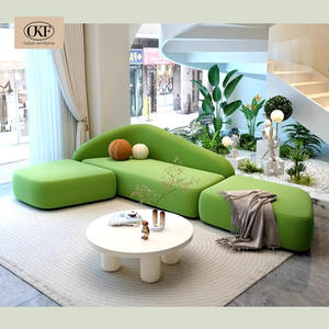 Sofá cama moderno y funcional OKF, sofá cama seccional en forma <span class=keywords><strong>de</strong></span> L, sofá esquinero para Villa, muebles <span class=keywords><strong>de</strong></span> sala <span class=keywords><strong>de</strong></span> estar - Product Image 2