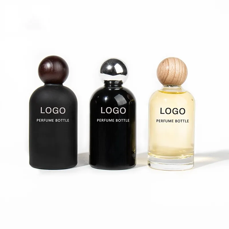 Vente en gros 30ml 50ml 100ml Bouteille de parfum vide carré de luxe emballage avec boîte