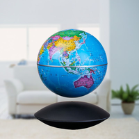 Nouveau produit : Horloge à lévitation magnétique, lampe constellation, globe lumineux flottant, lumière RGB multicolore
