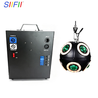 Luz de Bola Cinética RGBW DMX de 200W Directa de Fábrica, 8x4 en 1 LED, con Cabrestante de 1.5M para Iluminación de Escenario en DJ, Clubes, Conciertos y Bodas