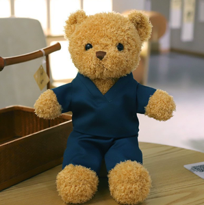 Directo de fábrica lindo peluche Doctor enfermera oso muñeca juguetes logotipo personalizado relleno Doctor enfermera oso de peluche Juguetes - Product Image 4