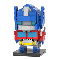 Ensemble de blocs de construction créatifs MOC, personnage unisexe Dinton, version animation, modèle en plastique ABS, jouet éducatif DIY, couleur personnalisée