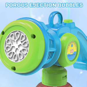 Jinying - Pistola de Burbujas con Diseño de Extintor de Incendios, Juguete con Luz LED, Máquina Eléctrica para Hacer Burbujas - Product Image 3