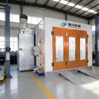 Cabine de peinture automobile certifiée CE ISO avec four de séchage chauffant, tension personnalisée pour atelier de carrosserie automobile, certifiée CE