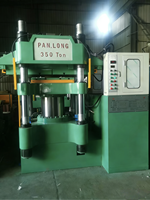 Machine de compression de mélamine à double couleur à fonctionnement automatique de la marque Panlong, 350 tonnes, haute efficacité, machine à vaisselle en mélamine