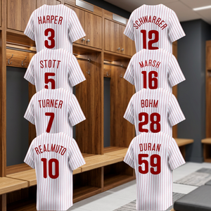 Camisetas de Béisbol Personalizadas con Bordado, Edición Limitada 2026, para Hombre y Mujer, Estilo Philadelphia, Uniformes para Adultos de Secado Rápido para Verano - Product Image 3