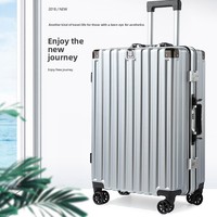 Valise à roulettes OMASKA avec logo personnalisé, cadre en aluminium, 4 roues, 20, 24, 26 pouces, bagage de voyage USB