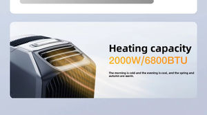 Aire Acondicionado Portátil para Exteriores Zhenghao EcoFlow Arashi Wave 3, Gran Capacidad, Batería de Ultra Larga Duración, Frío y Calor Dos en Uno - Product Image 4