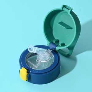 Termo Portátil de Doble Pared de 500ml con Tapa Rebotable y Pajita, Antiderrames y con Diseño Atractivo - Product Image 5