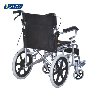 Silla de ruedas para personas mayores con discapacidad Silla de ruedas de aluminio manual plegable barata para discapacitados Precio - Product Image 3