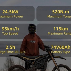 Moto tout-terrain Surron Ultra 74V 24,5 kW pour la route et la montagne - Product Image 2