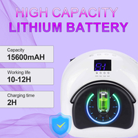 Lampe à ongles UV LED sans fil professionnelle 80W, séchage rapide du gel, CM.NAIL P60 PRO pour la maison, le salon, la manucure, la pédicure, minuterie 10s-90s