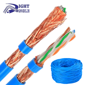Cáp mạng LAN Cat6 tốc độ cao tùy chỉnh, 305M, đạt chứng nhận CE/ROHS, lõi đặc, bọc kép, SFTP, đầu RJ45, vỏ PVC - Product Image 5