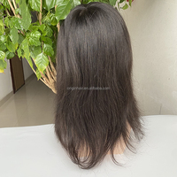 Vente en Gros Système de Remplacement Capillaire de Haute Qualité à Base en Dentelle Holly, Prothèse Capillaire Hommes, Patch 100% Cheveux Humains Indiens, Toupet