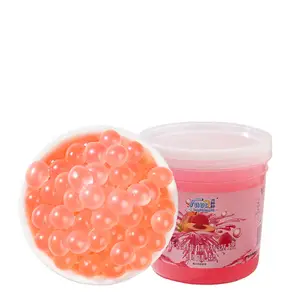 1.3kg atacado frutas frescas sabor instantâneo poping boba Peach popping boba Bubble Tea Ingredientes beber chá bolha