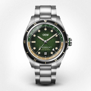 Reloj de 40 mm para Hombre, Automático, GMT, Diseño Personalizado, Bisel Giratorio Unidireccional, con Movimiento Japonés Miyota 9075 - Product Image 1