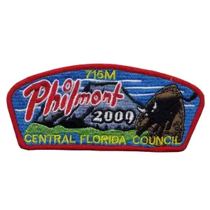 Патчи на заказ Вышивка полностью вышитая патч мерроу бордюр Железная на подложке вышивка патч - Product Image 1